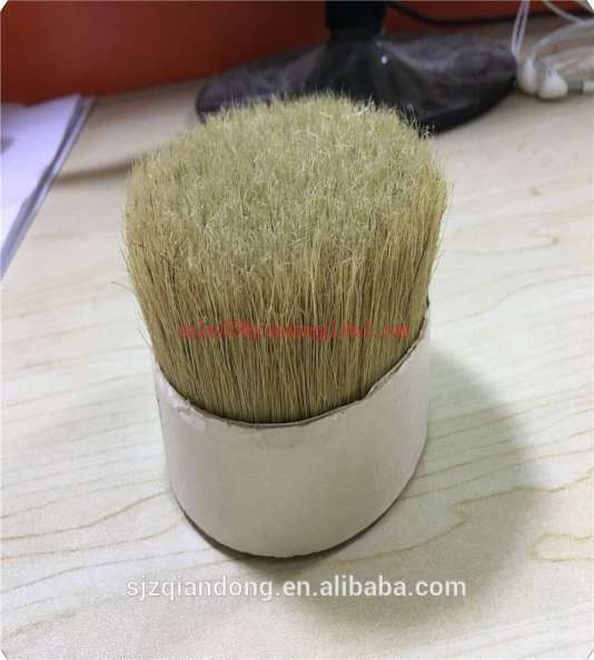 Inexpensive Chungking boiled white pig bristle hair for various brush